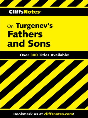 cover image of CliffsNotes on Turgenev's Fathers and Sons
